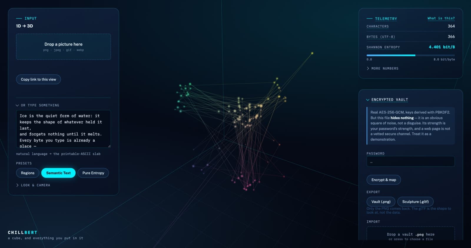 chillbert — Encrypted vault