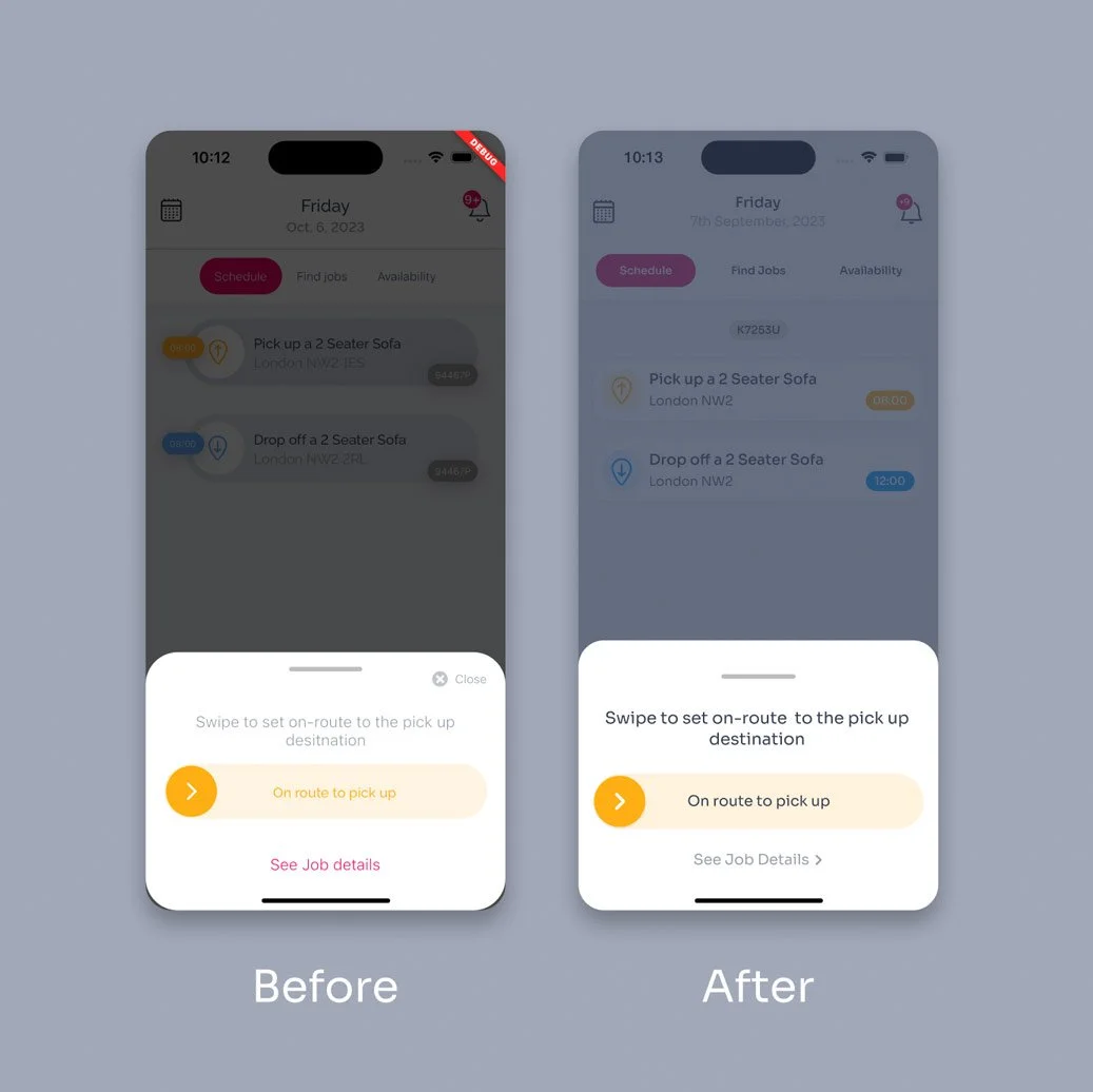 Shift — Swipe modal