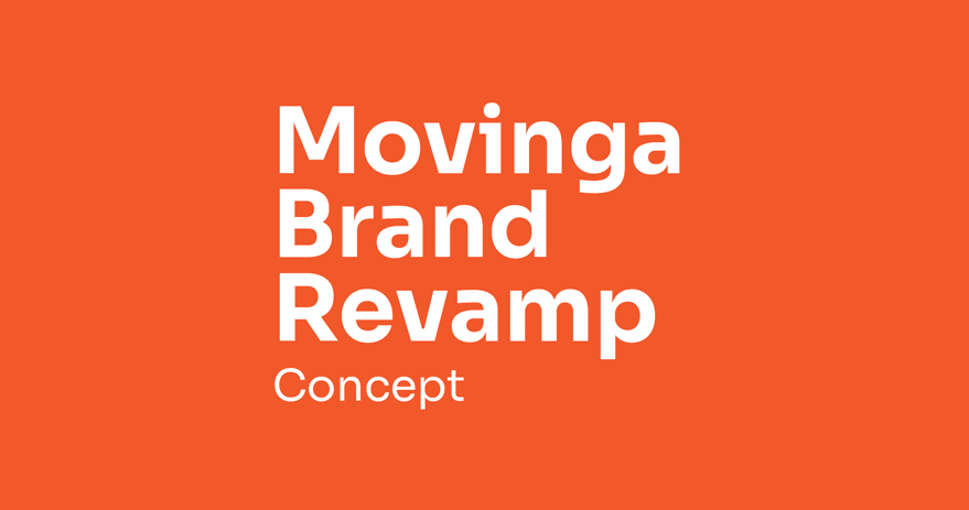 Movinga — Rebrand concept